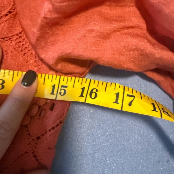 Angel Biba Orange Fit and Flare Dress with Sweetheart Neckline - Picture 5 of 7